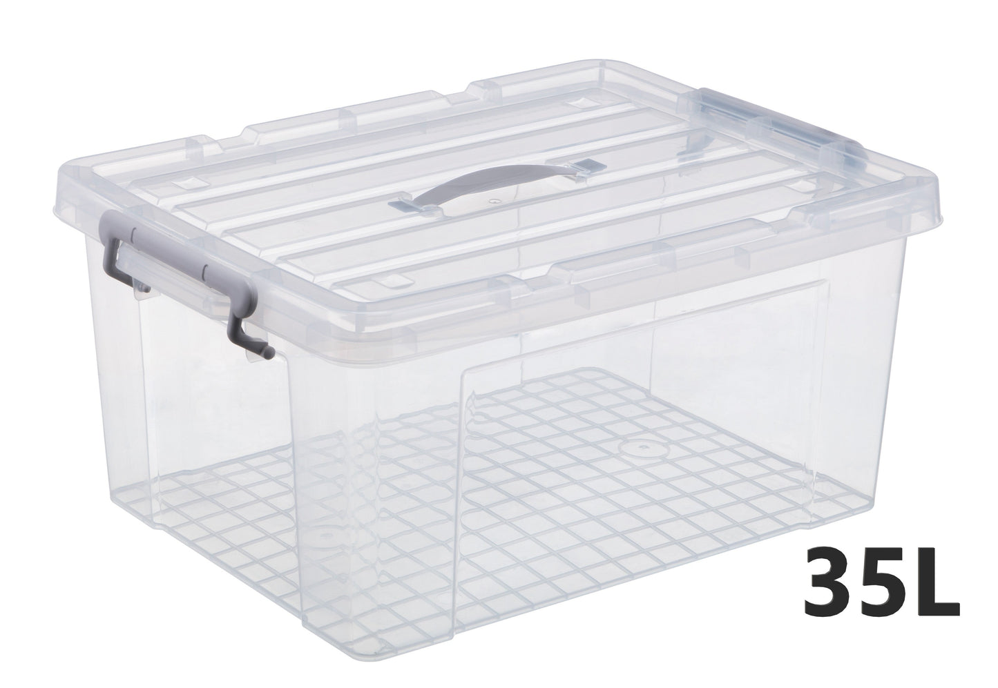 (Pre-order) Multi Purpose Plastic Storage Box (35L) - with Lid (53.5x39x25cm)