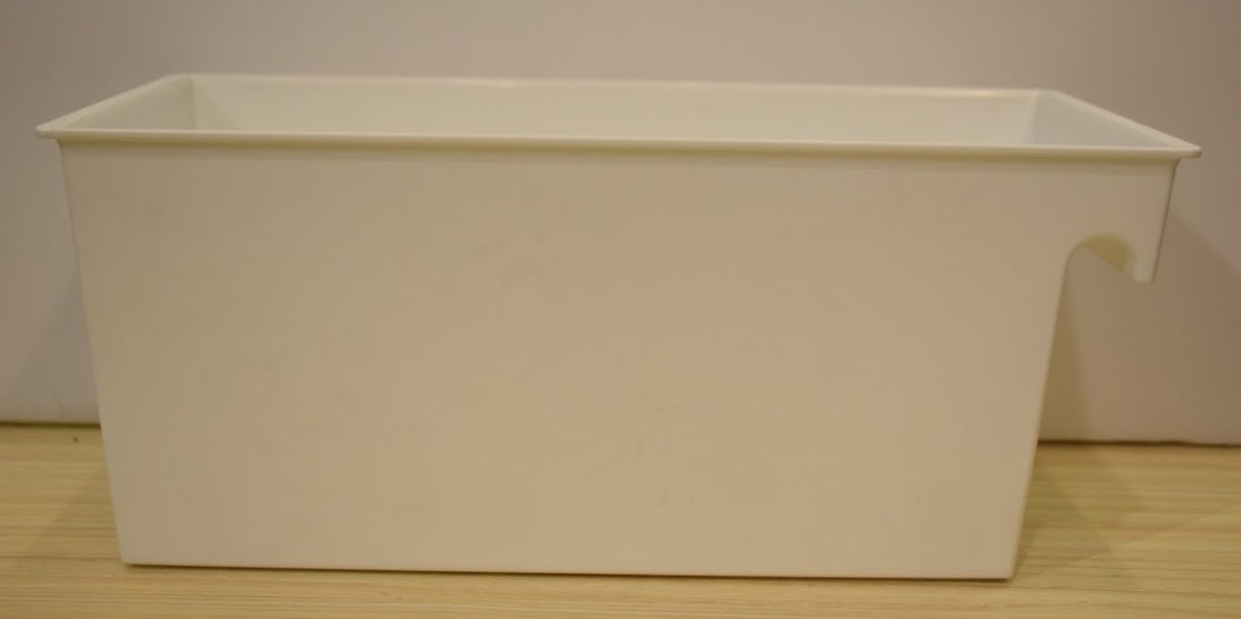 Inomata Simple storage box slim, white