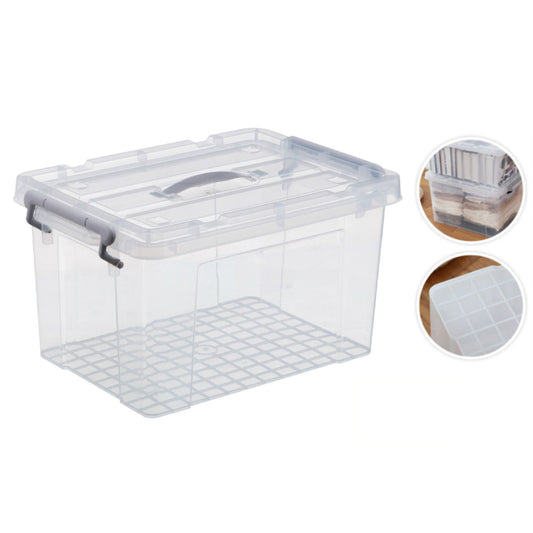 (Pre-order) 20L Multi Purpose Plastic Storage Box with Lock (44 x 30 x 25cm)