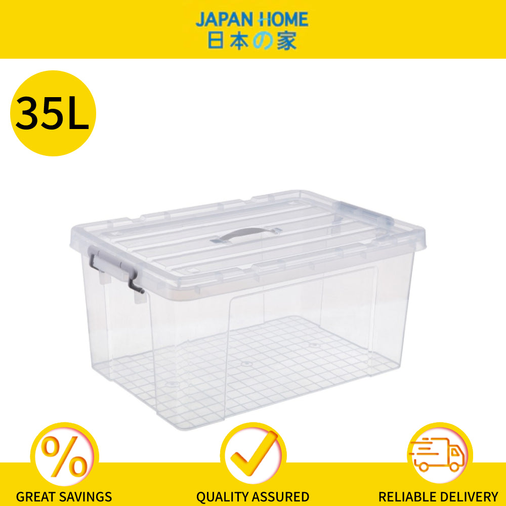 (Pre-order) Multi Purpose Plastic Storage Box (35L) - with Lid (53.5x39x25cm)