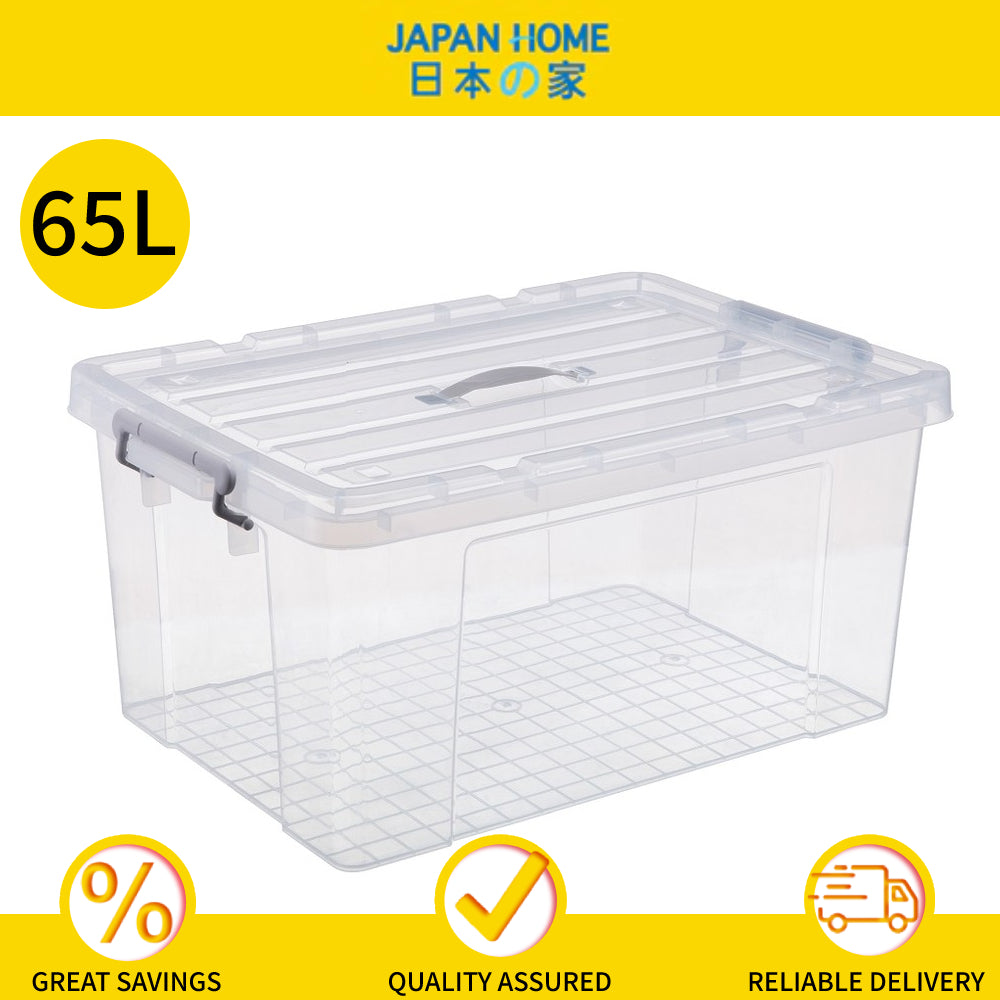 (Pre-order) Multi Purpose Plastic Storage Box (65L) - with Lid (66x45x31cm)